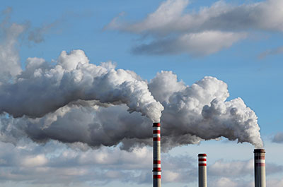 smoke stacks pollution