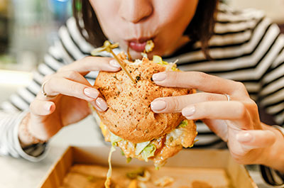 eating too fast