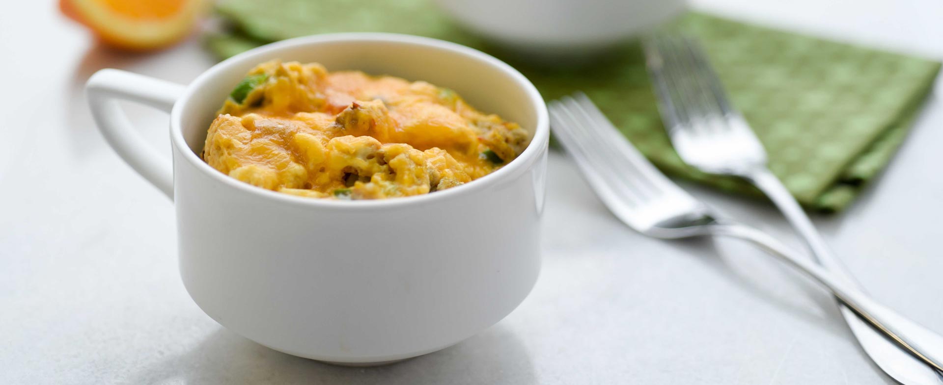 Microwave Omelet in a Cup Recipe