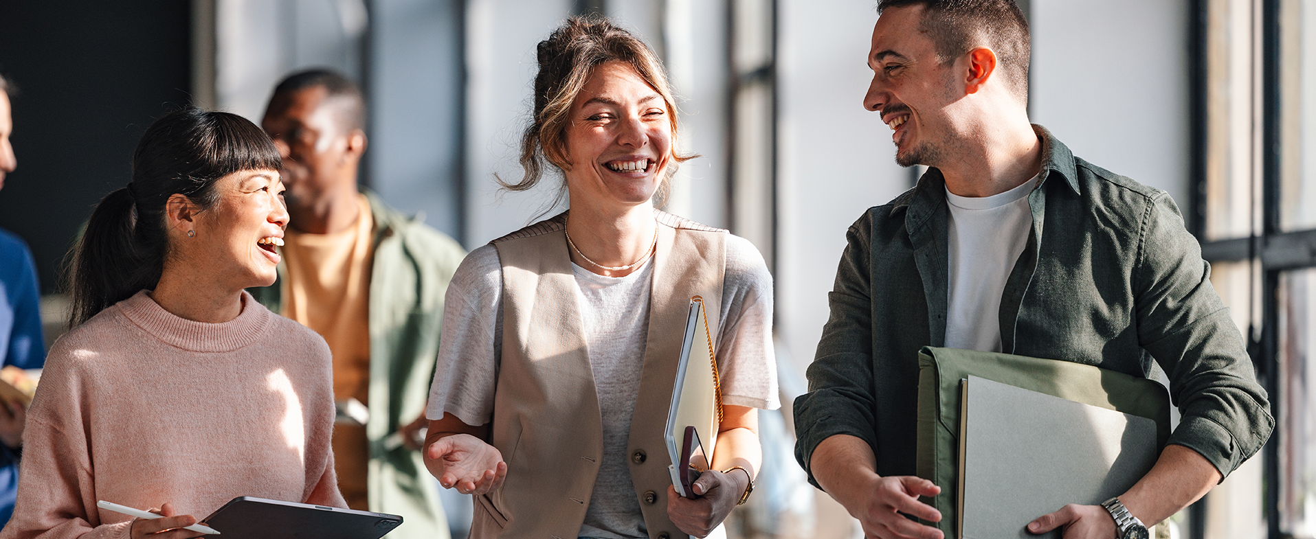 young adults talking