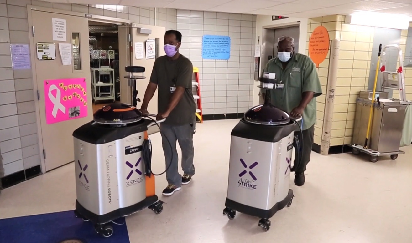 uv cleaning in hospitals