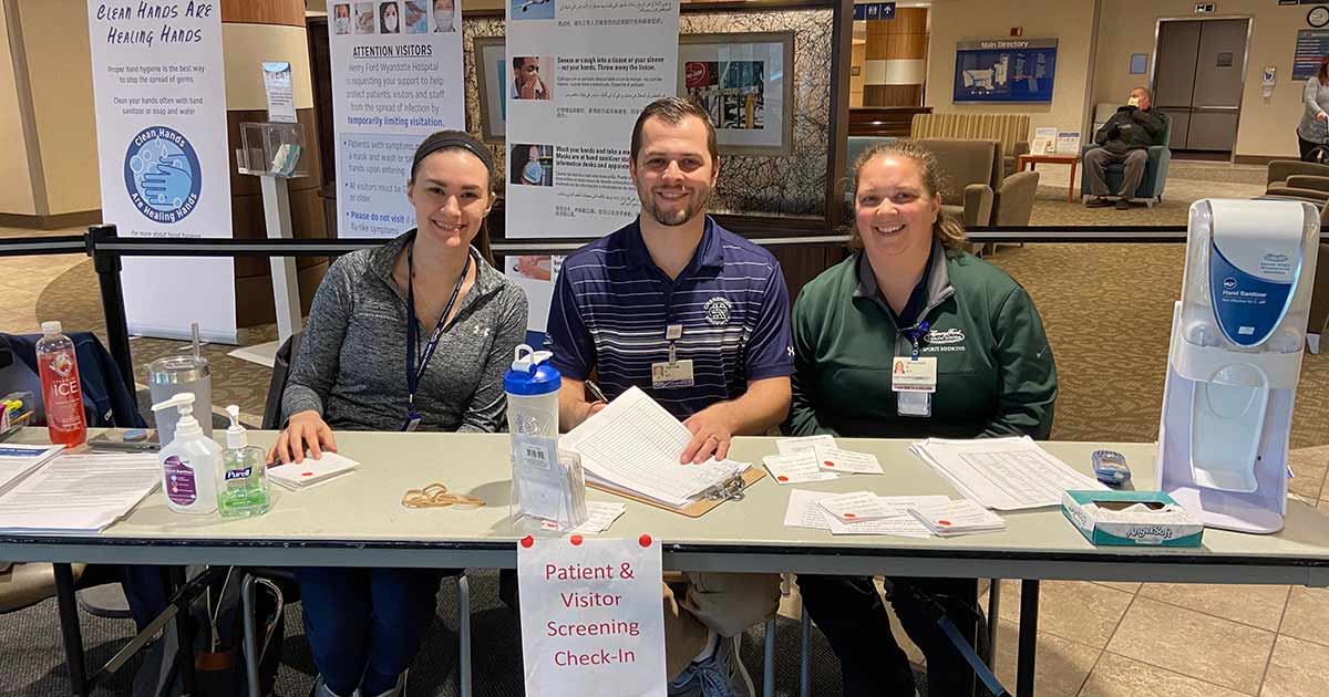 Henry Ford Athletic Trainers Redeploy to Support COVID-19 Efforts ...